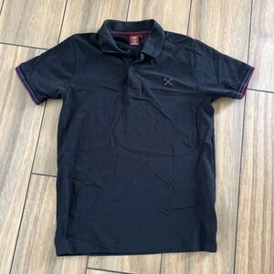 West Ham United Polo Shirt Mens Large UK Black Official Merchandise